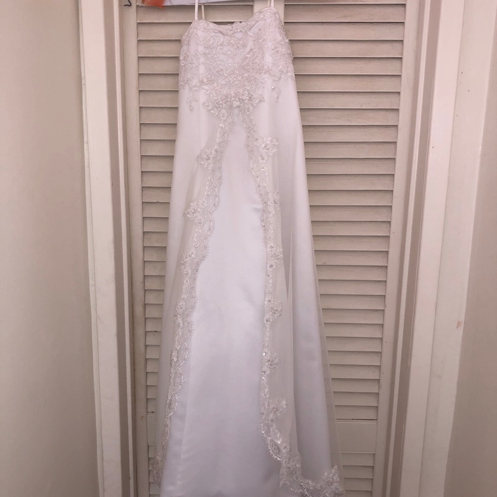 TWO White Fancy dresses